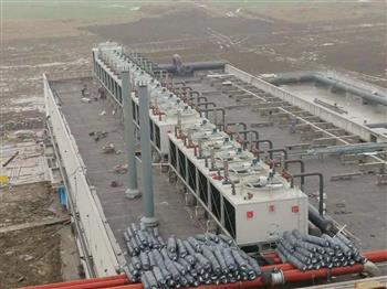 逆流式冷却塔的运作过程