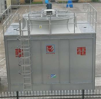 横流式冷却塔规避回流与飘水干扰